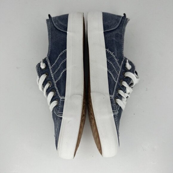 Jellypop Kory Shoes Denim Blue and White Women's Size 7.5M Canvas Sneaker - Picture 7 of 8